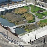 Tanner Springs Park, water feature designed by CMS Collaborative