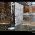 Johns Hopkins Hospital, water feature designed by CMS Collaborative