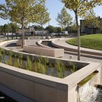 Normal Municipal Plaza Fountain, designed by CMS Collaborative